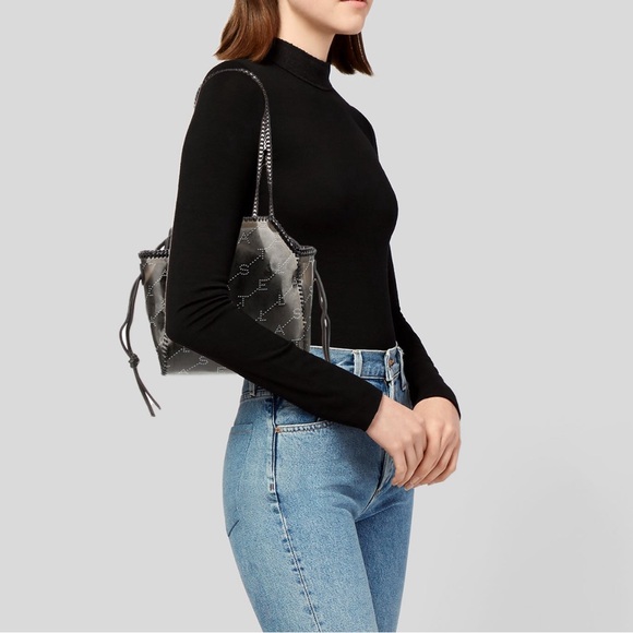 New Stella McCartney PVC Monogram Falabella Shoulder Bag - Picture 11 of 16